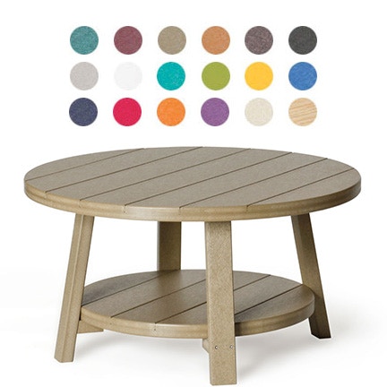 Round outdoor conversation table online